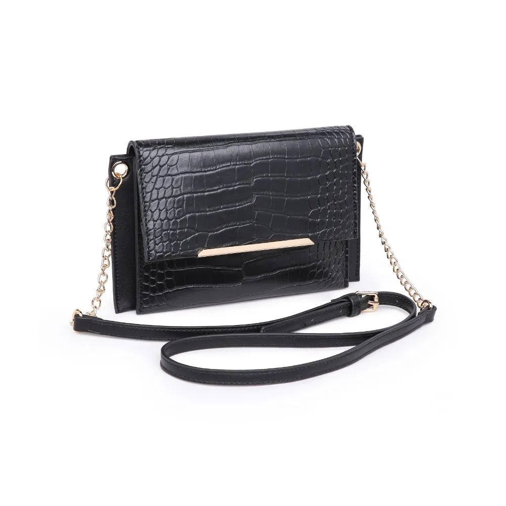 Asher Croc Crossbody