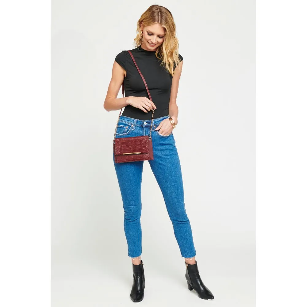 Asher Croc Crossbody