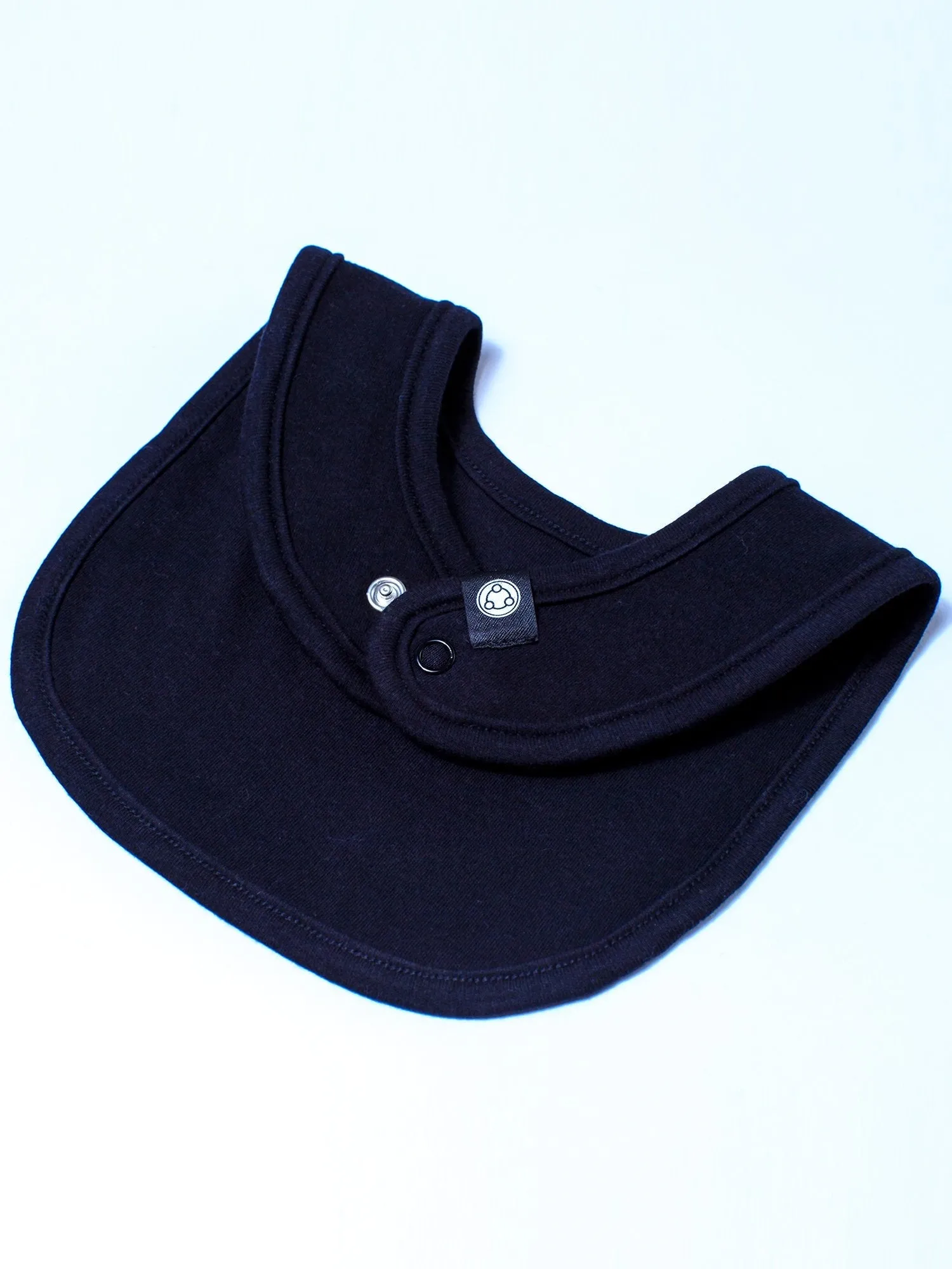 AUMkids HAPPY BABY SHORT SLEEVE ONESIE   BIB SET, BLACK