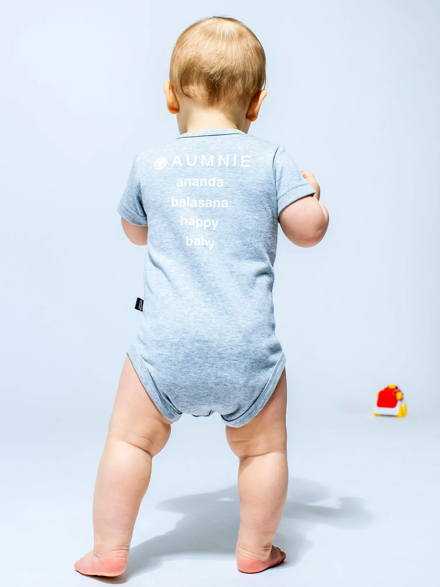 AUMkids HAPPY BABY SHORT SLEEVE ONESIE   BIB SET
