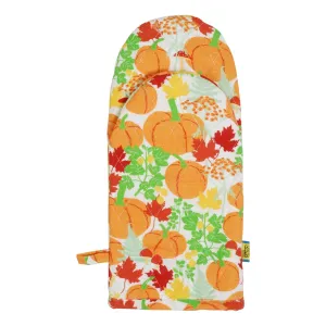 Autumn Garden Oven Mitt (single - cotton/linen blend)