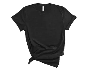 B C 3001 CVC TEE | HEATHER BLACK