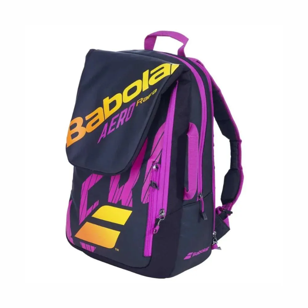 Babolat Pure Aero Rafa Tennis Backpack | Yellow/Orange/Purple
