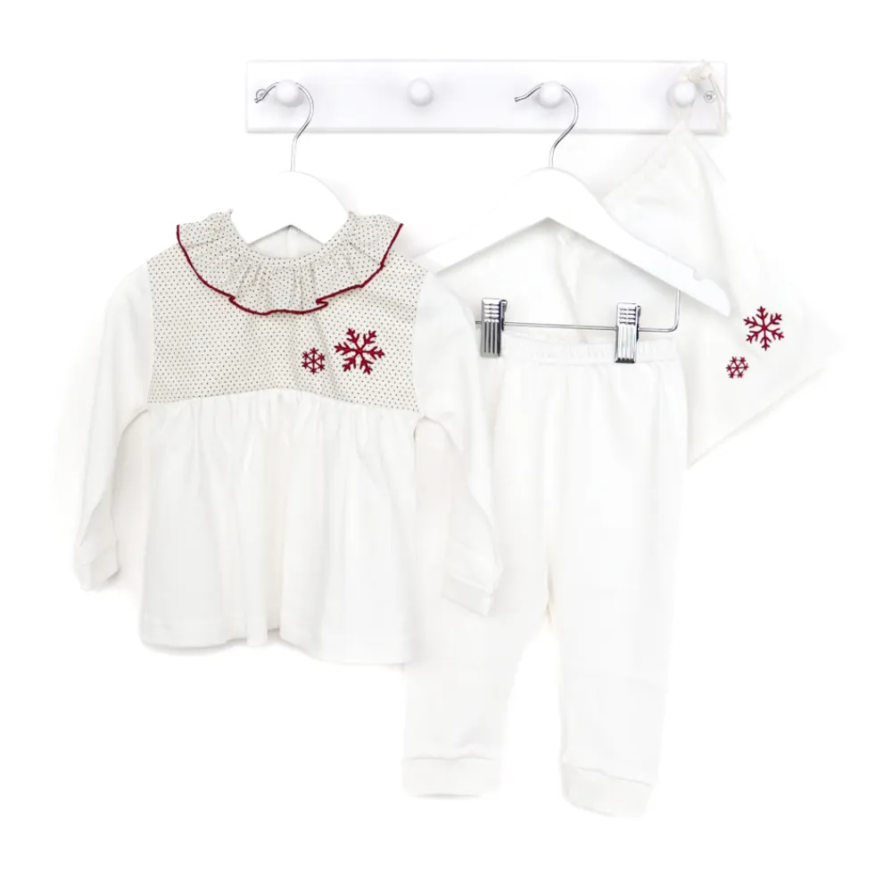 Baby Gi Girls Christmas Snowflake Pyjamas