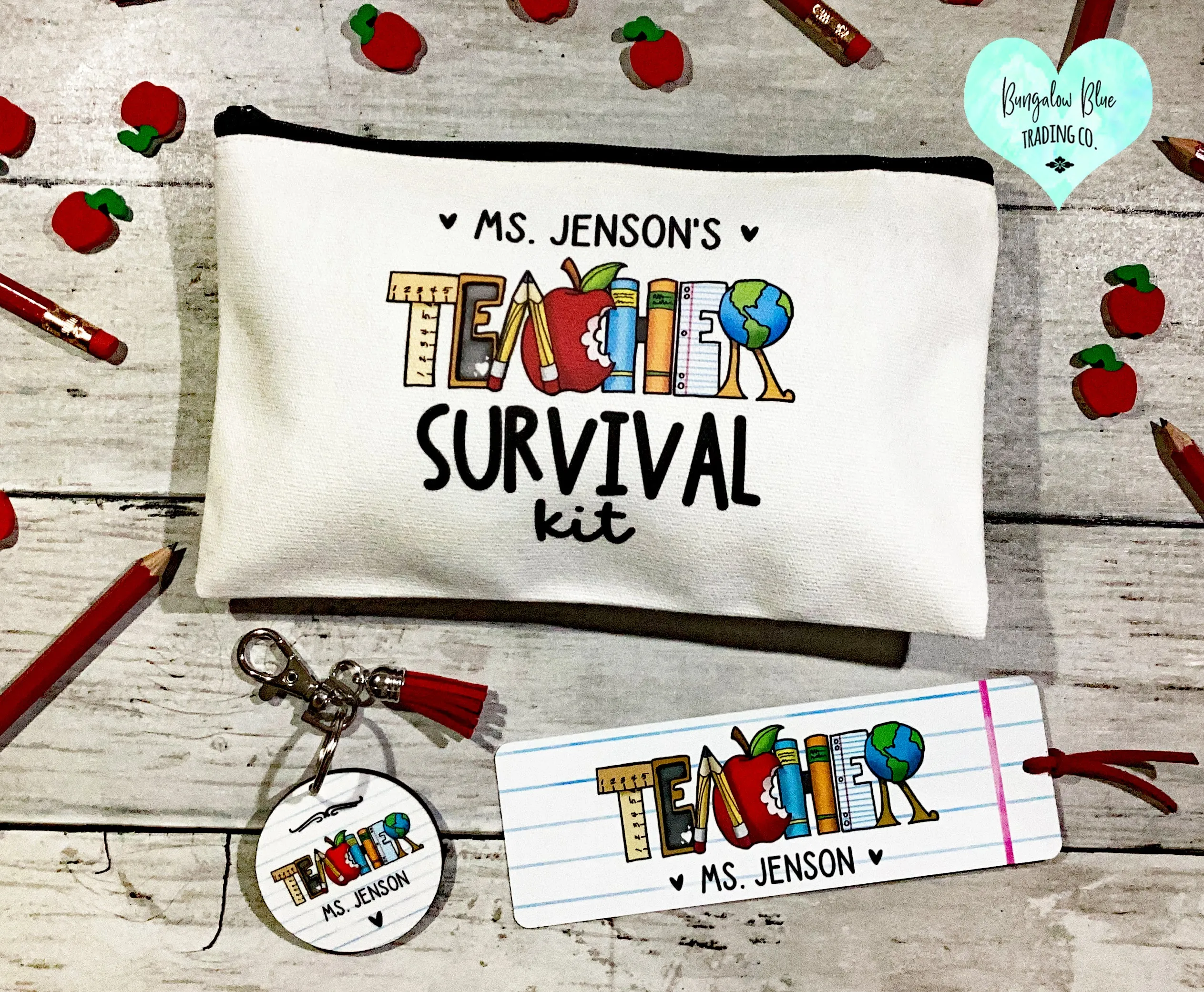 Back To School Pencil Bag Sets - Teacher Survival Kit