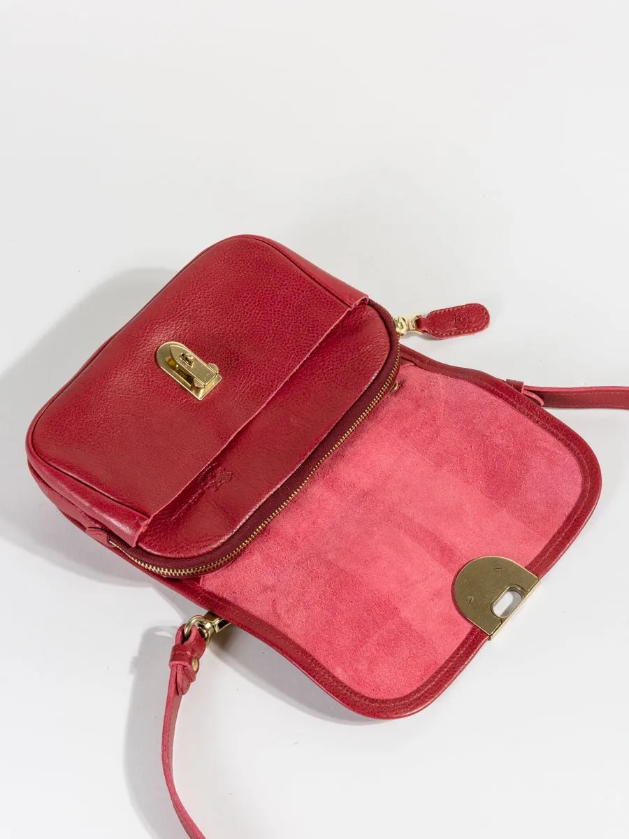 badia crossbody bag - red