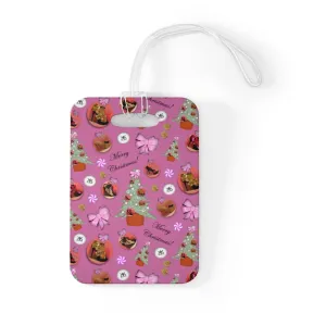 Bag Tag 'Pink Christmas'