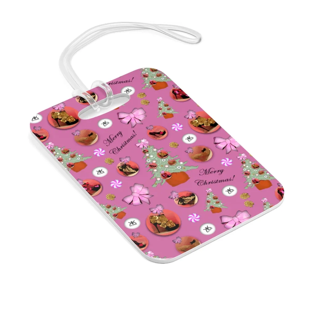 Bag Tag 'Pink Christmas'