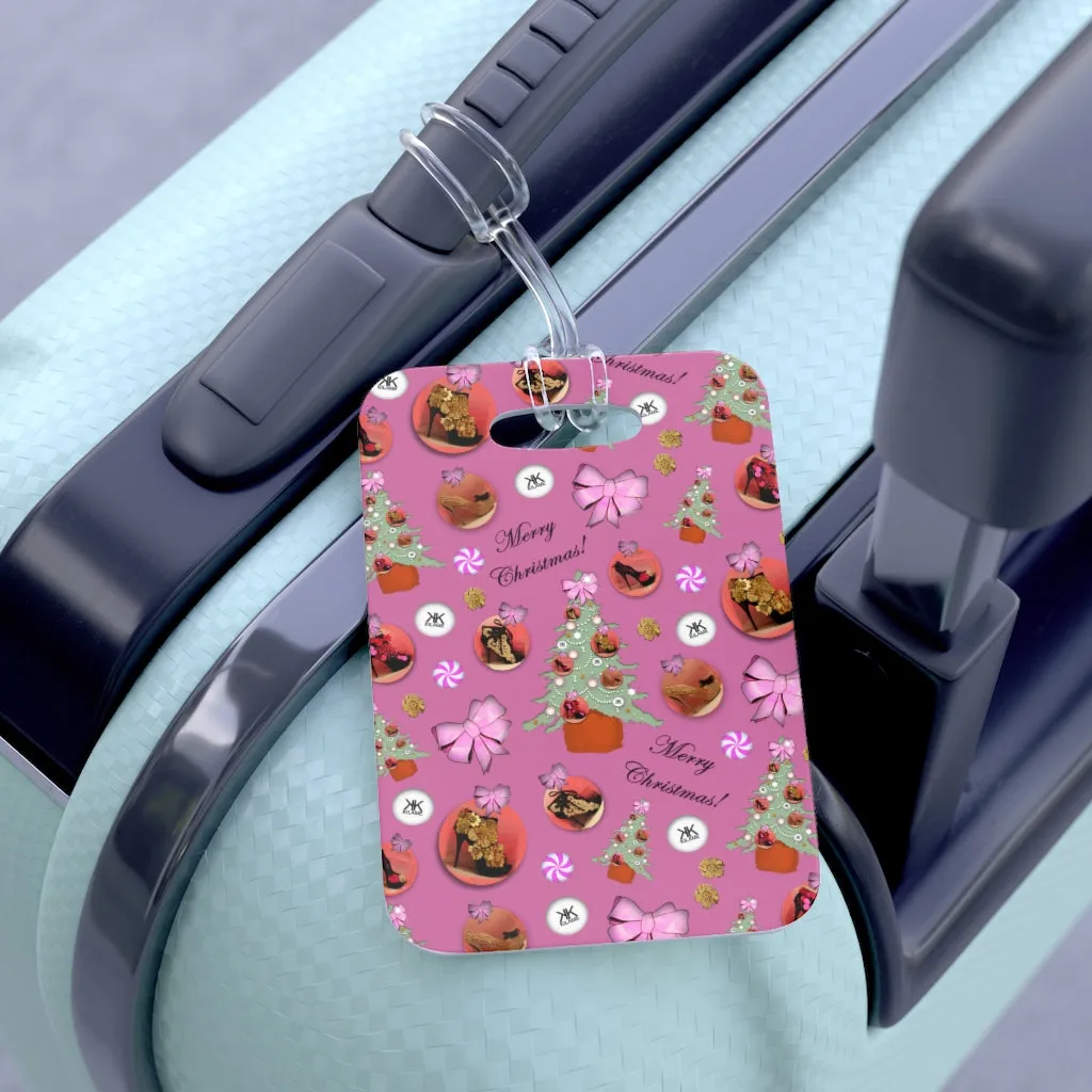 Bag Tag 'Pink Christmas'