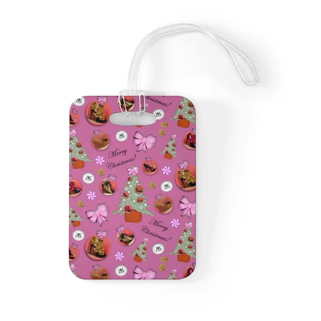 Bag Tag 'Pink Christmas'