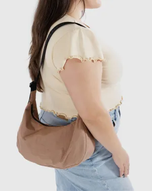 Baggu Medium Nylon Crescent Bag - Cocoa