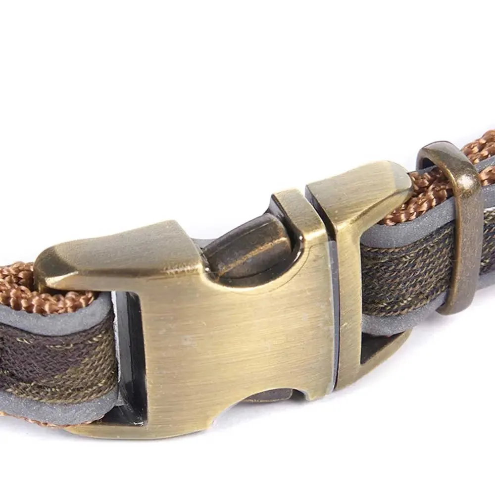 BARBOUR Reflective Dog Collar - Classic Tartan