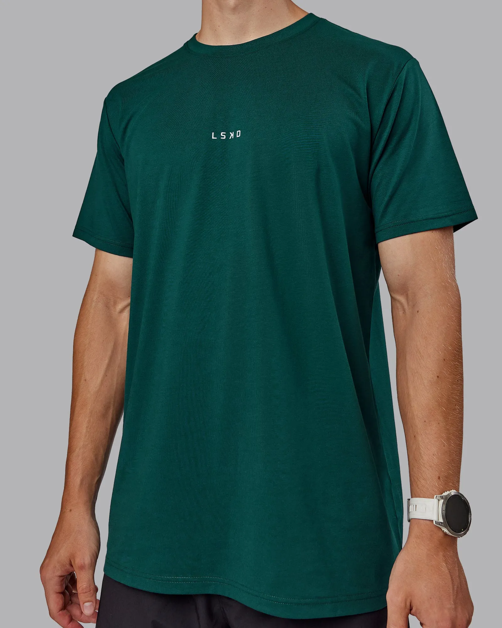 Base FLXCotton Tee - Dark Moss
