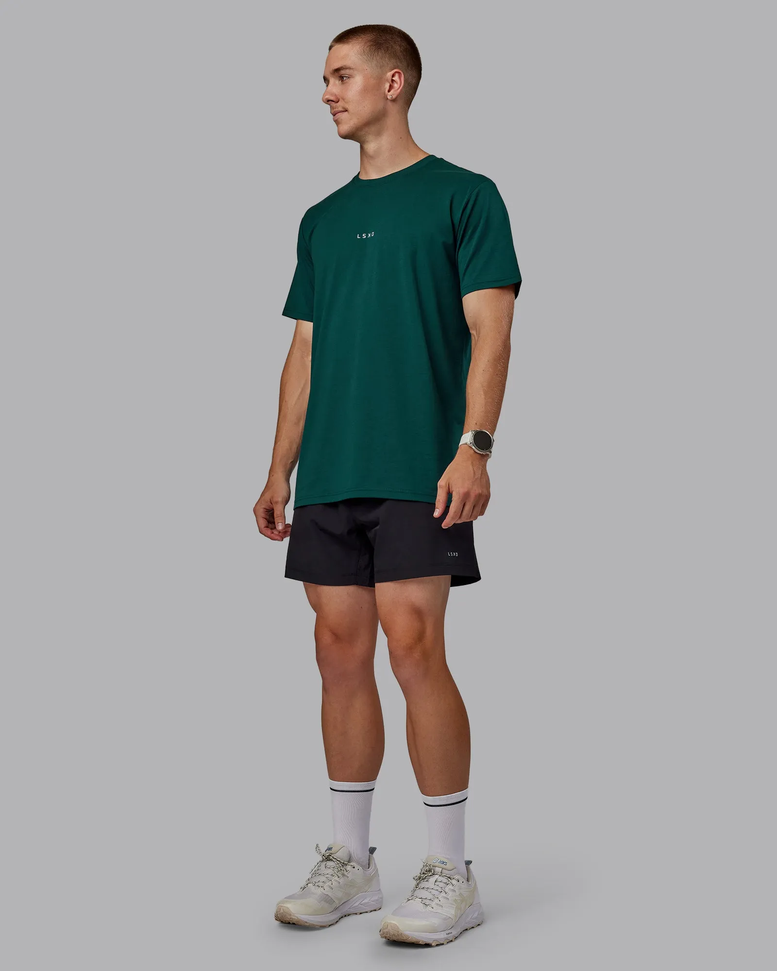 Base FLXCotton Tee - Dark Moss