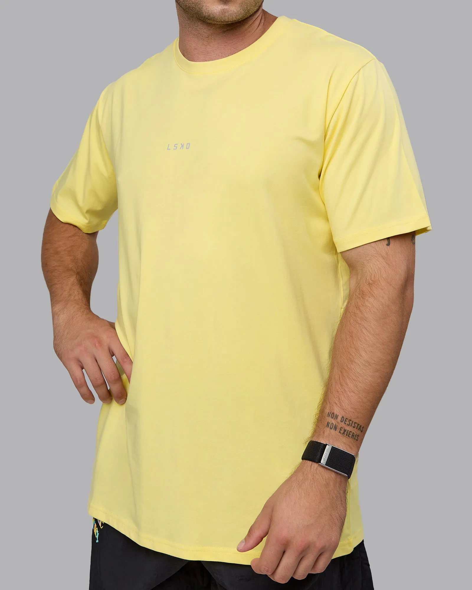 Base FLXCotton Tee - Pale Yellow