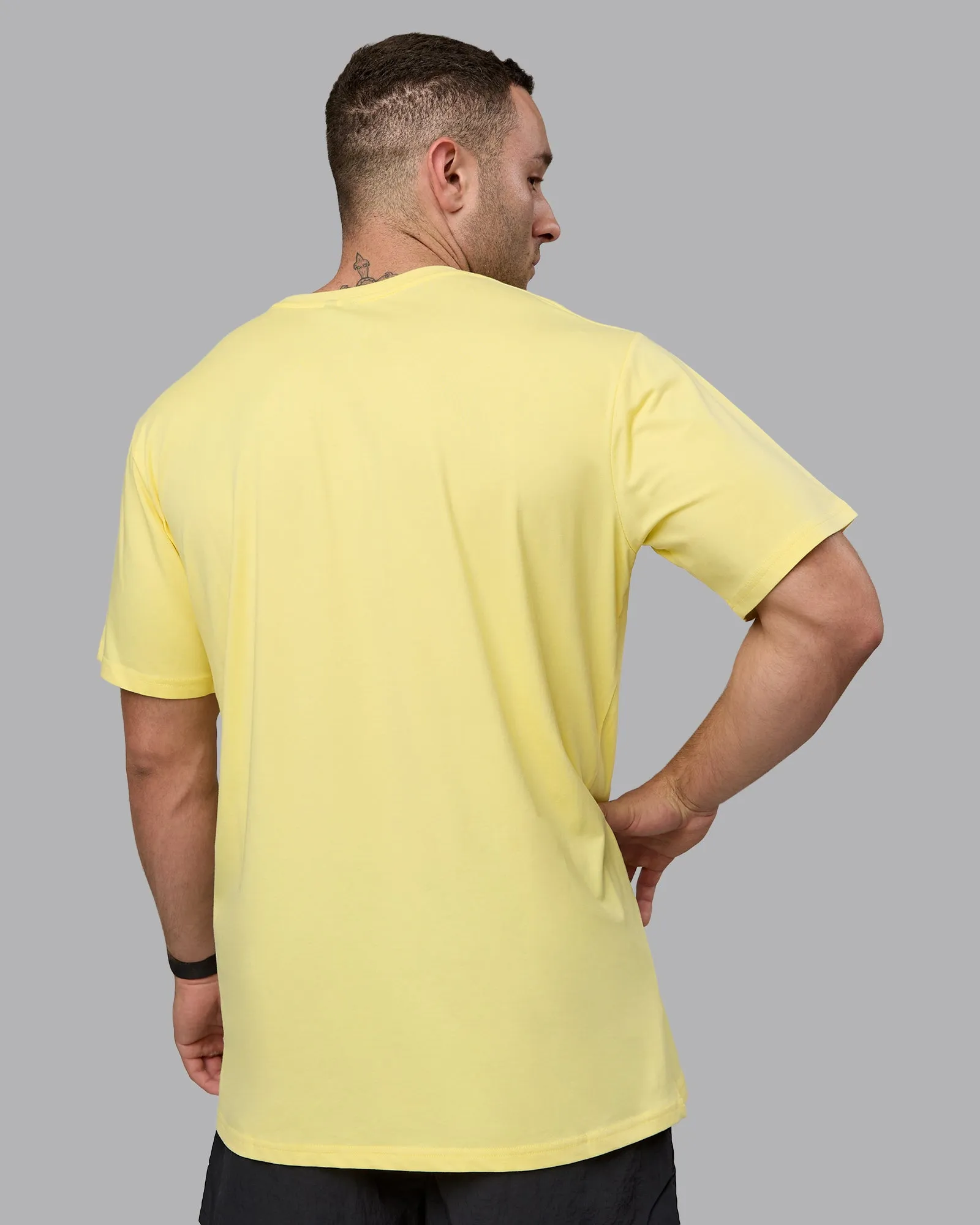 Base FLXCotton Tee - Pale Yellow