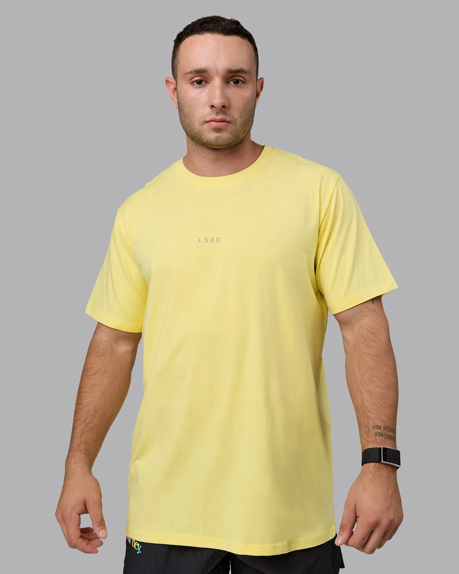 Base FLXCotton Tee - Pale Yellow