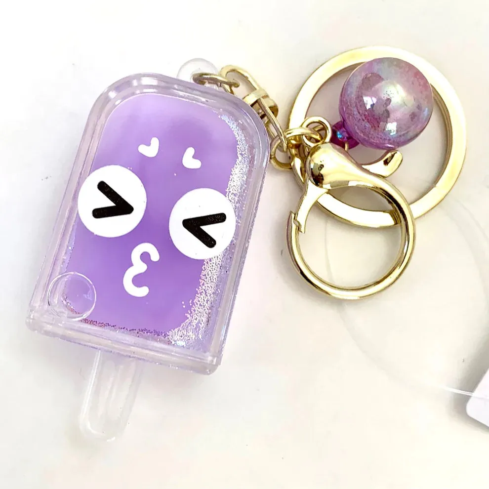 bcmini Ice Pop Face Emoji Charm Keyring