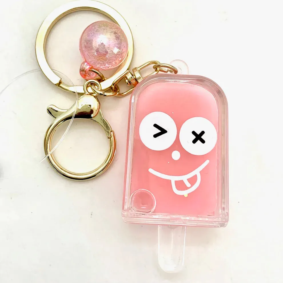 bcmini Ice Pop Face Emoji Charm Keyring