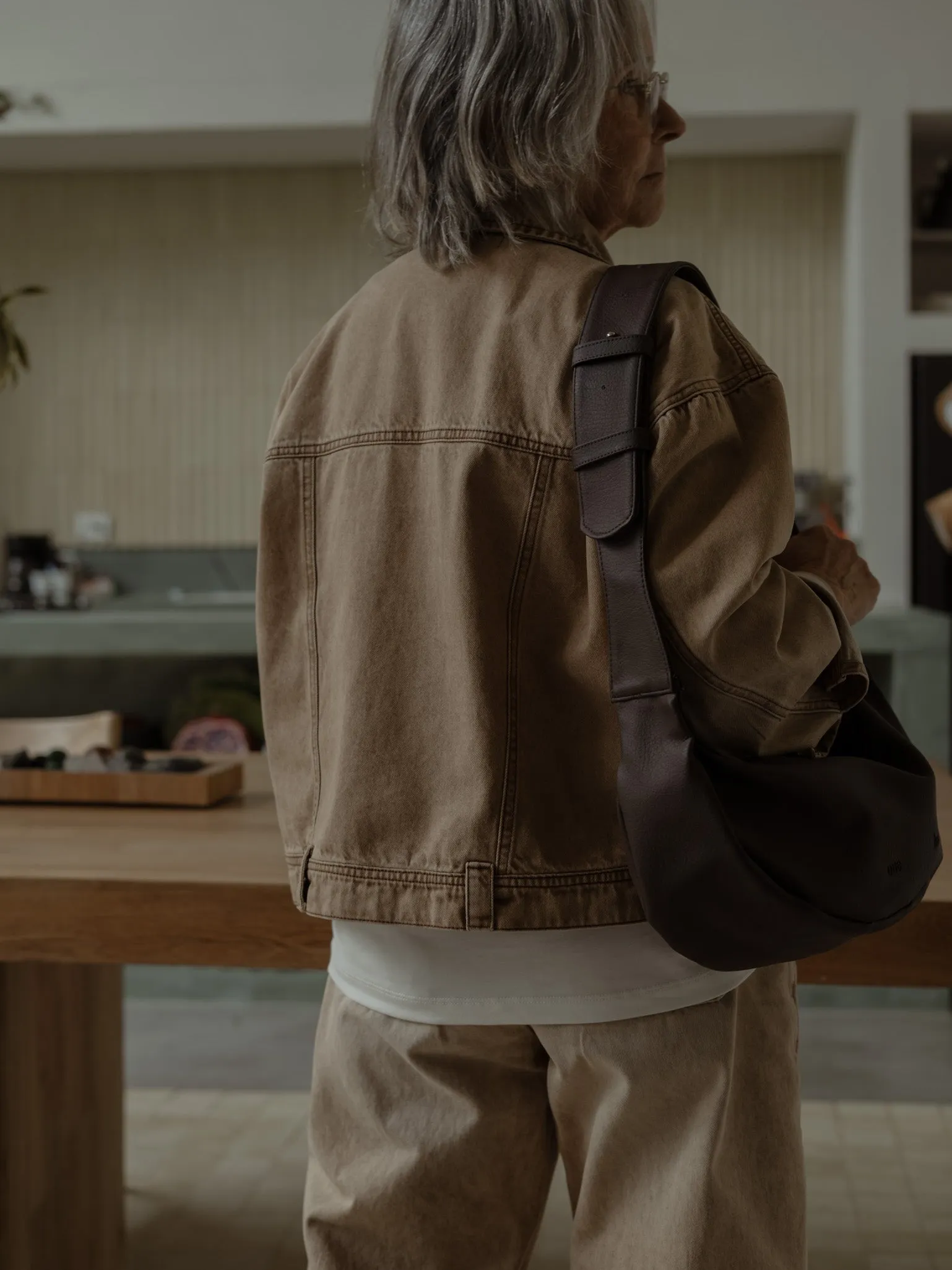 BEAN CROSS BAG - ESPRESSO