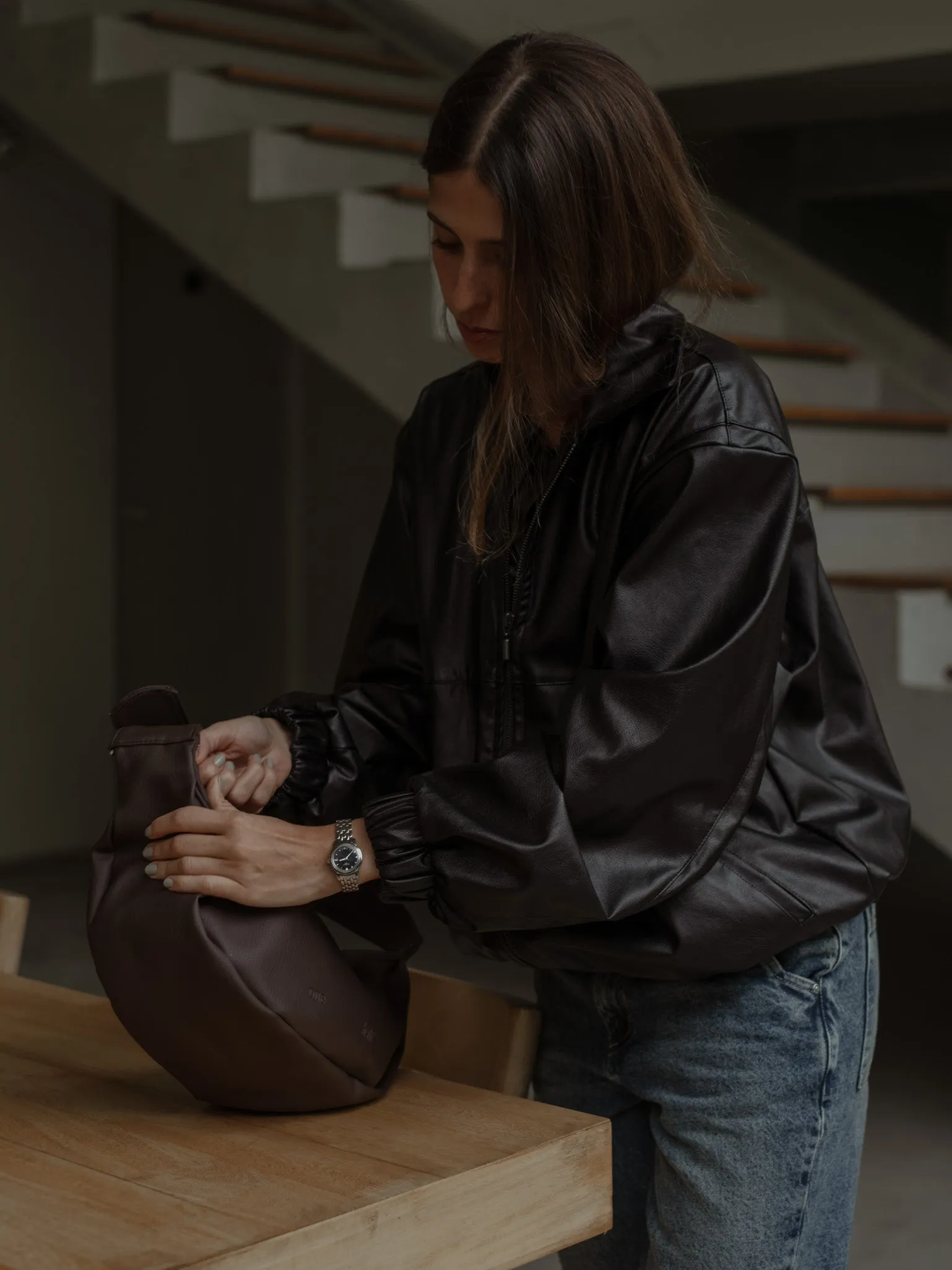 BEAN CROSS BAG - ESPRESSO