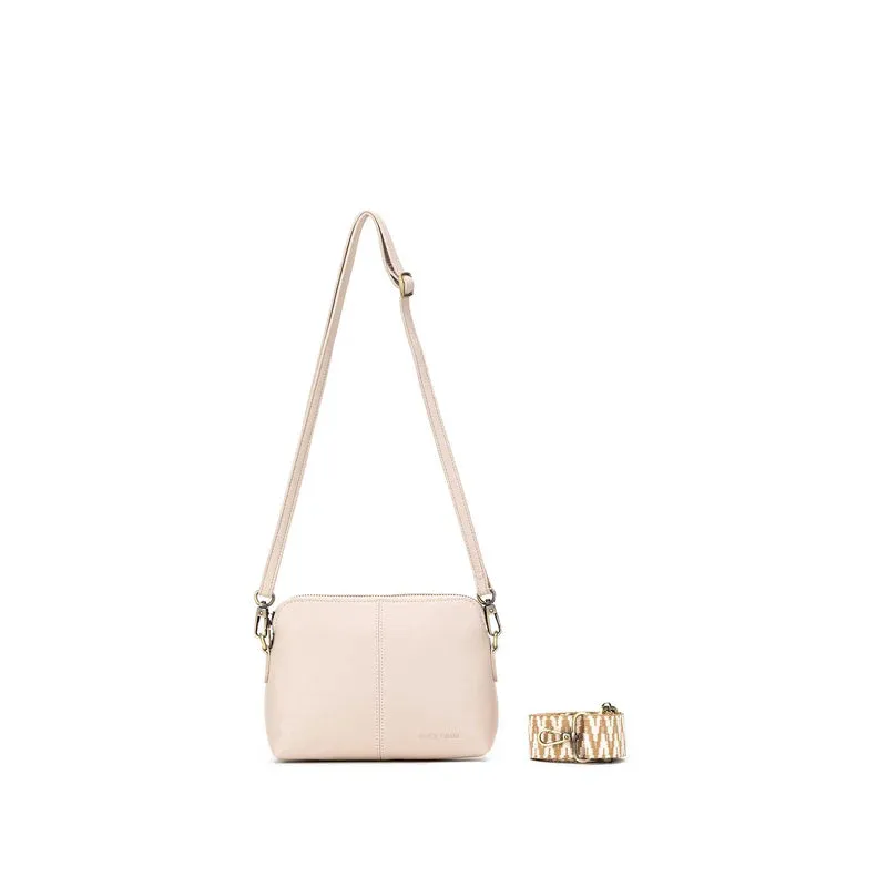 Black Caviar Harlow Crossbody Bag Oatmeal