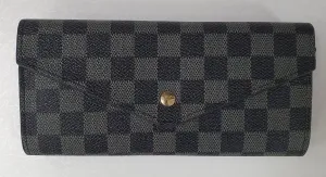 Black Checked Purse