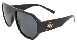 BLACK FLYS MIX MASTER MIKE FLY SUNGLASSES SHINY BLACK SMOKE