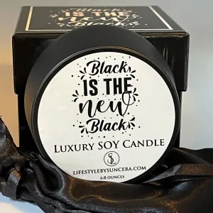 Black Is The New Black Luxury Candle