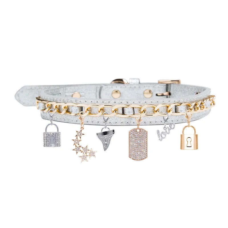 Bling Dog Tag Pet Charm