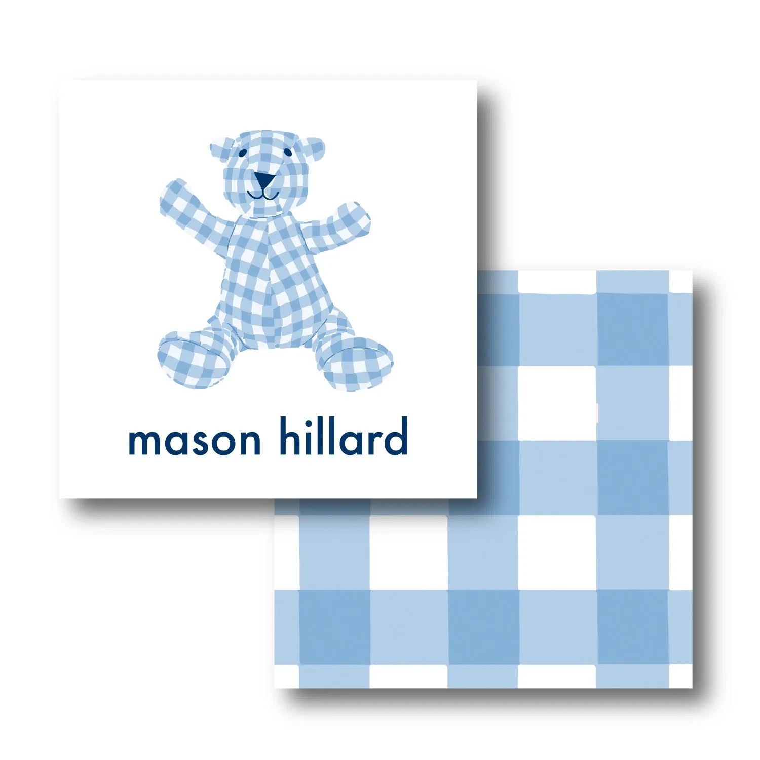 Blue Bear Bag Tag