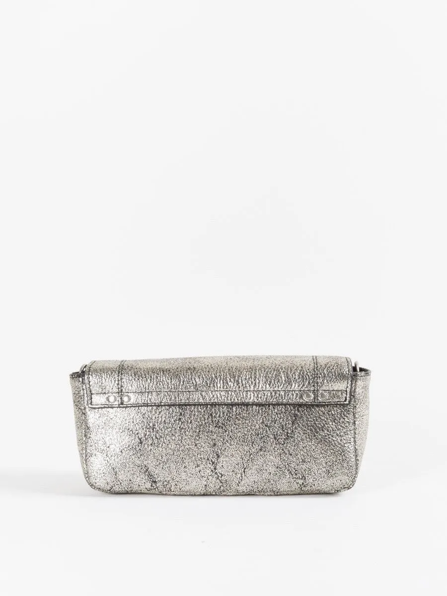 bob crossbody bag - silver