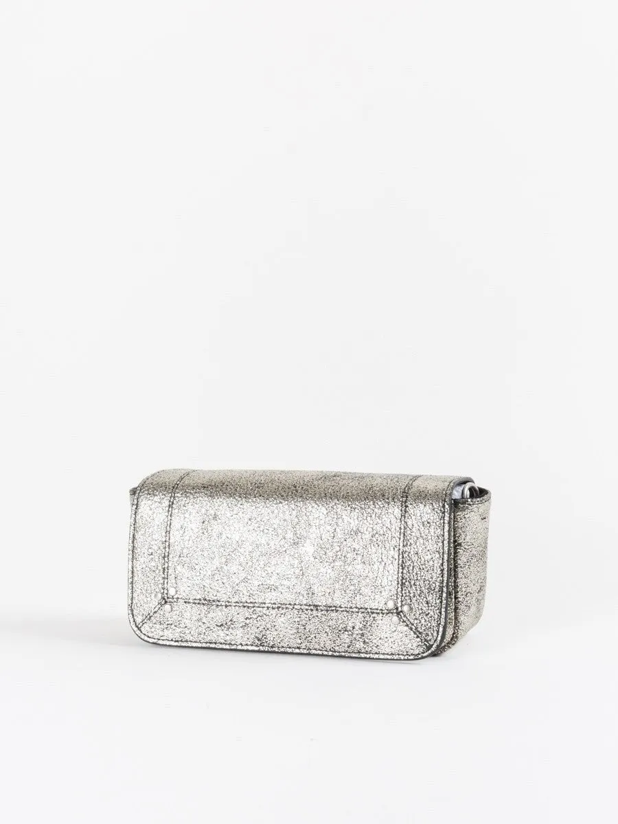 bob crossbody bag - silver