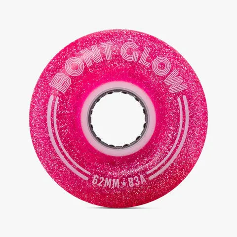 Bont Glow Light Up LED Roller Skate Wheels  - Assorted Colors -