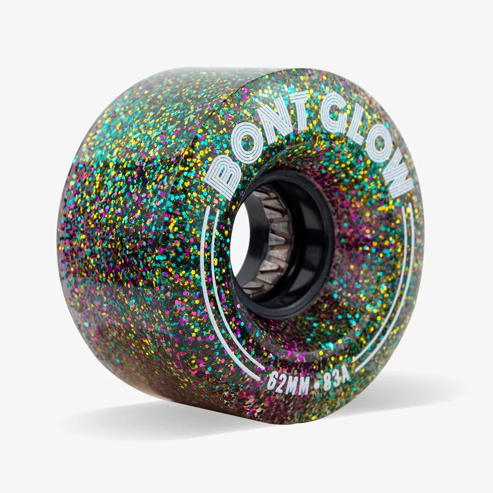 Bont Glow Light Up LED Roller Skate Wheels  - Assorted Colors -