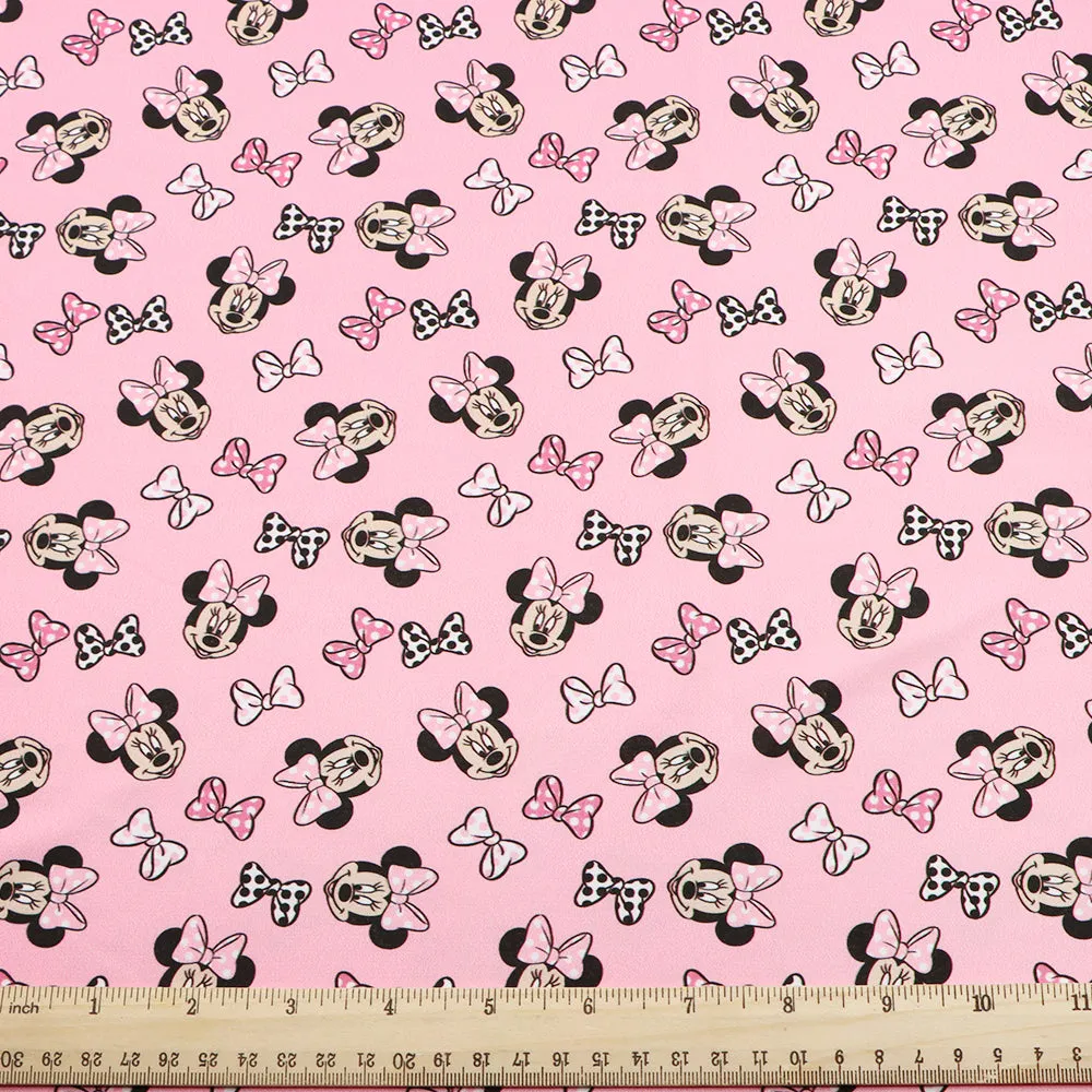 bowknot bows printed fabric