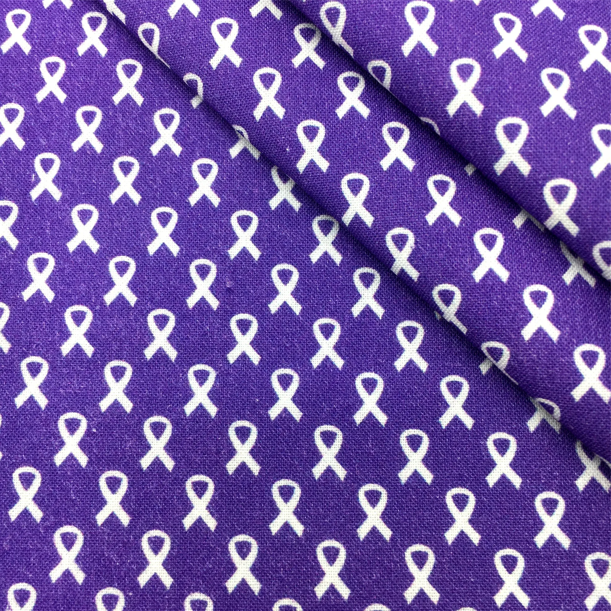 Breast Cancer Theme Printed Fabric