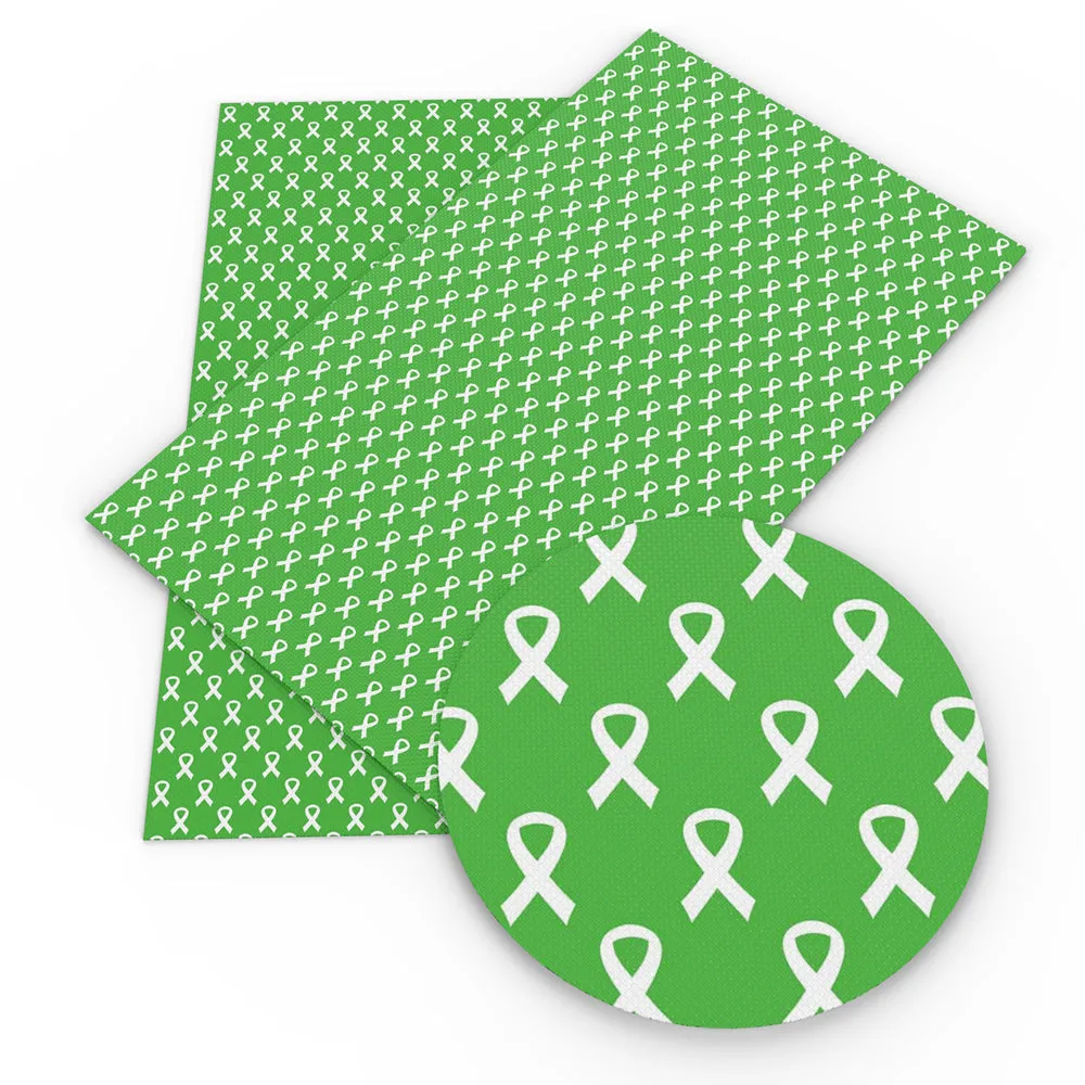 Breast Cancer Theme Printed Fabric