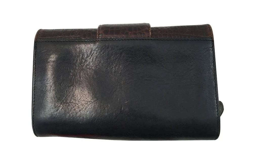 Brighton Leather Organizer CrossBody Purse Wallet - Final Call