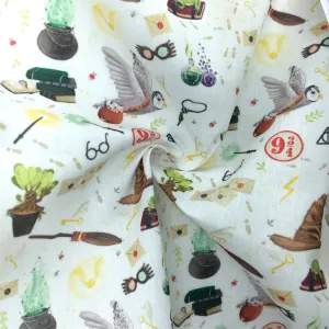 broom cap hat printed fabric