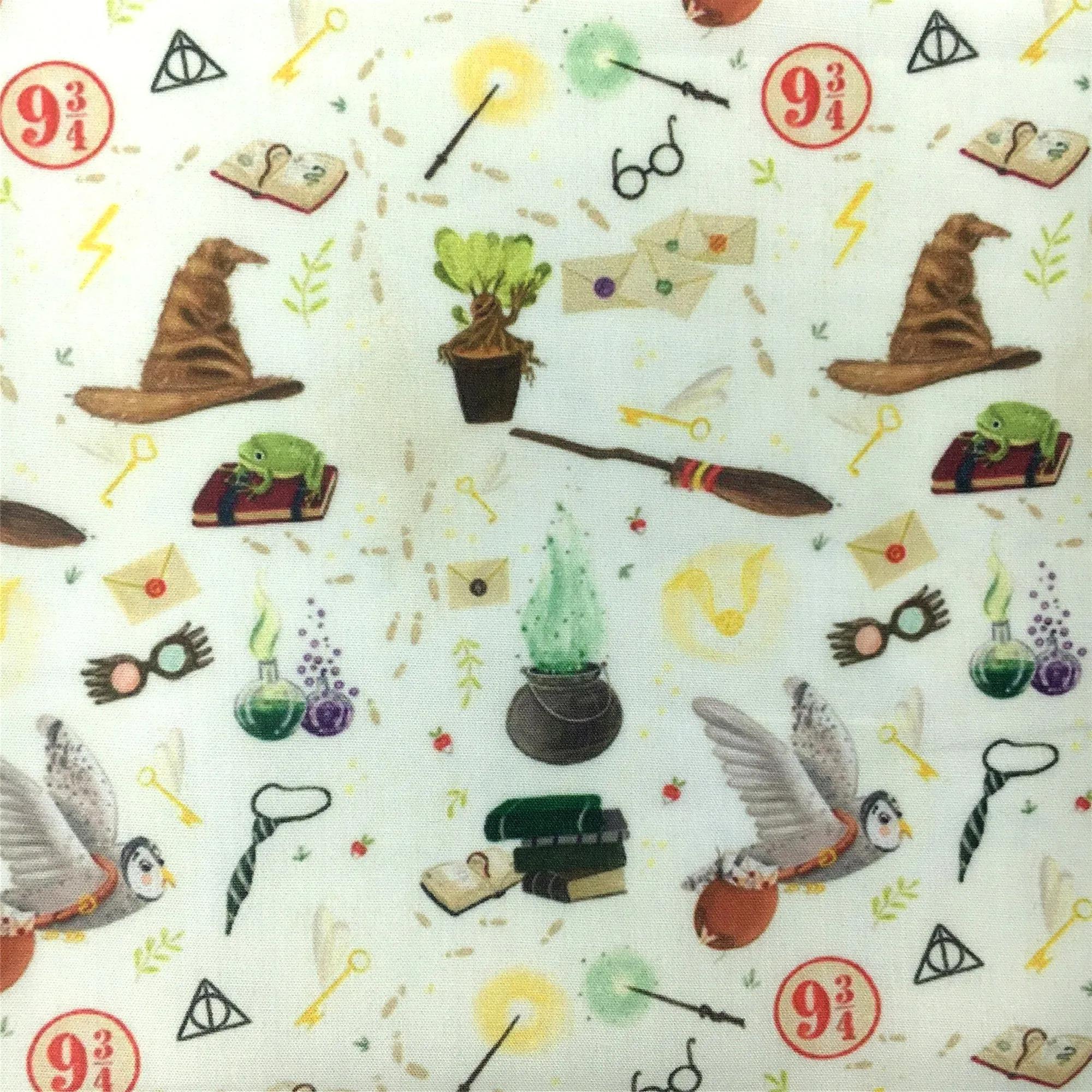 broom cap hat printed fabric