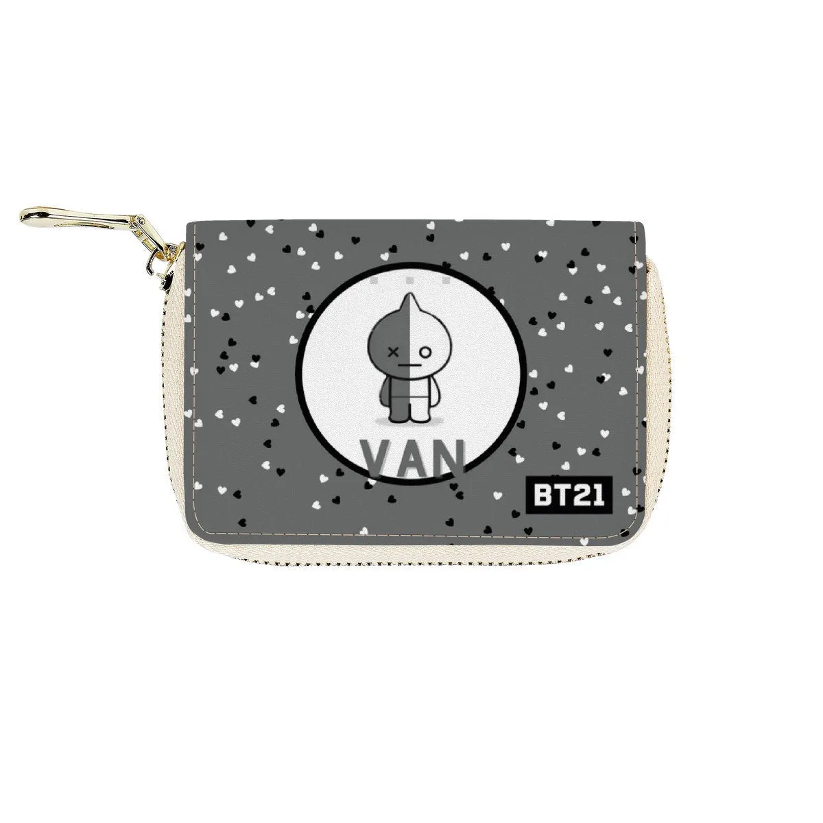 BT21 VAN - BTS Wallet Zipper Card Holder