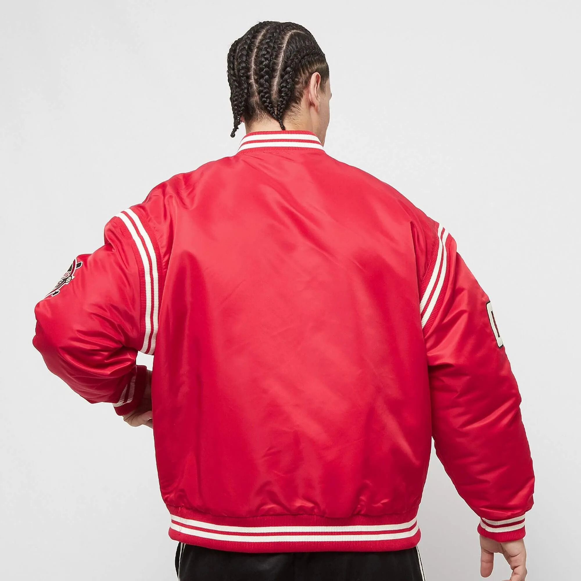 Bunda FUBU Varsity Shiny College Jacket červená