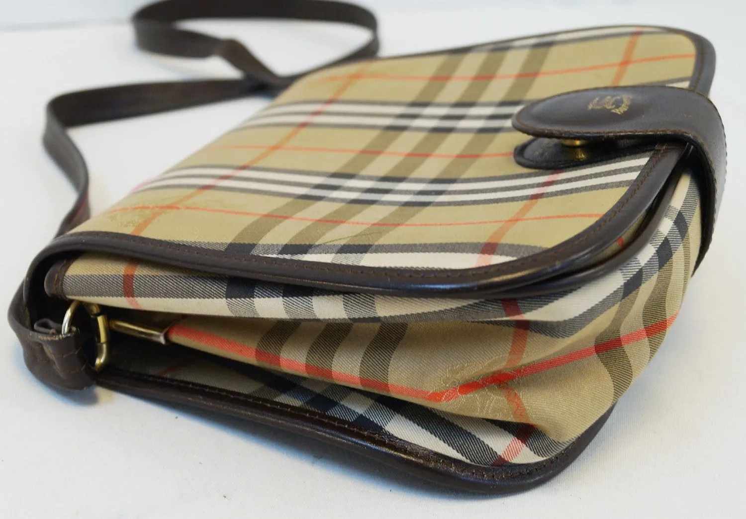 Burberry Shoulder Bag - Burberry Nova Check Bag Canvas Beige