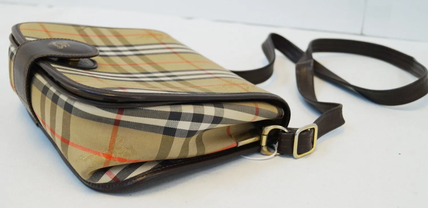 Burberry Shoulder Bag - Burberry Nova Check Bag Canvas Beige