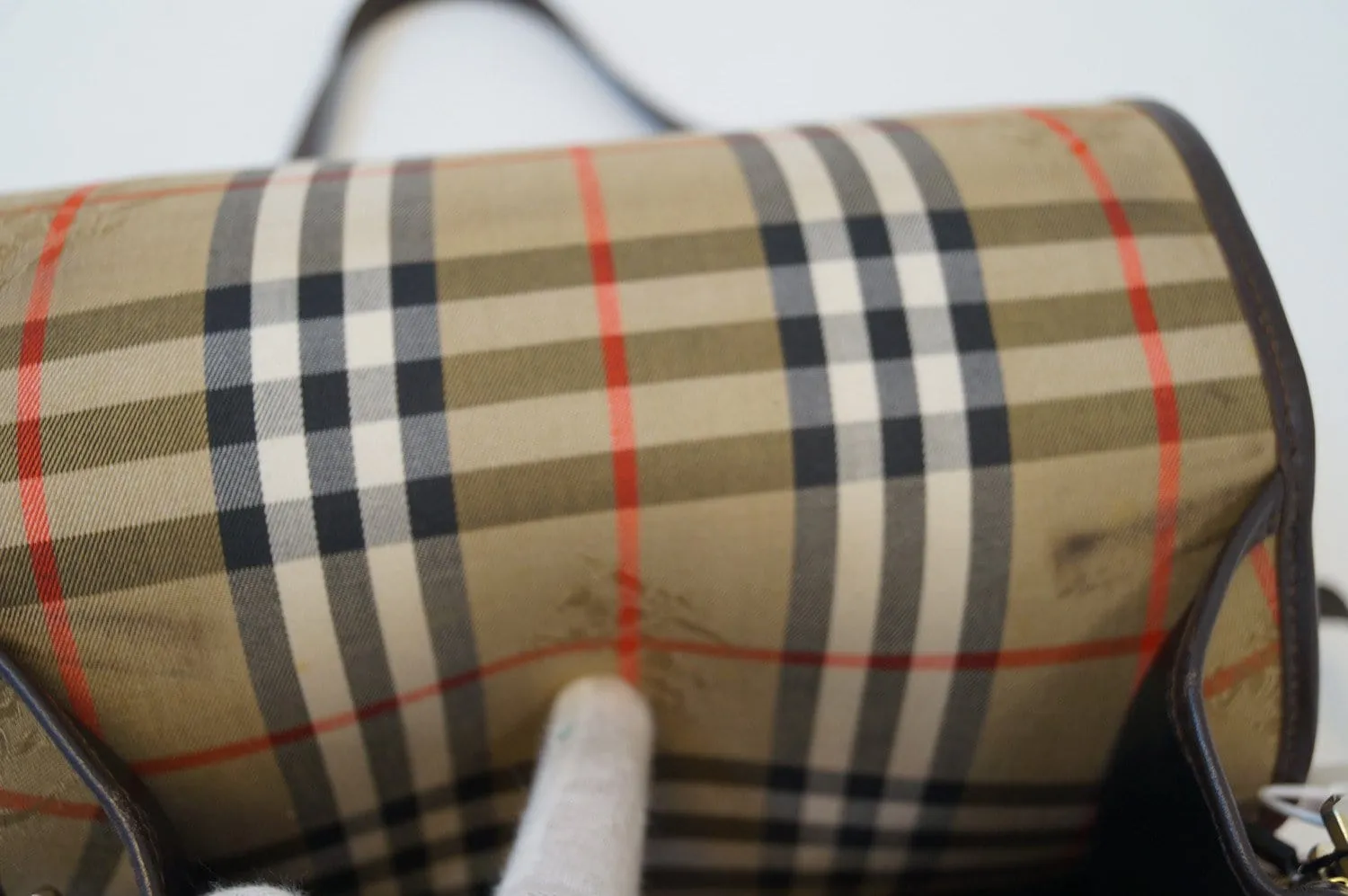Burberry Shoulder Bag - Burberry Nova Check Bag Canvas Beige