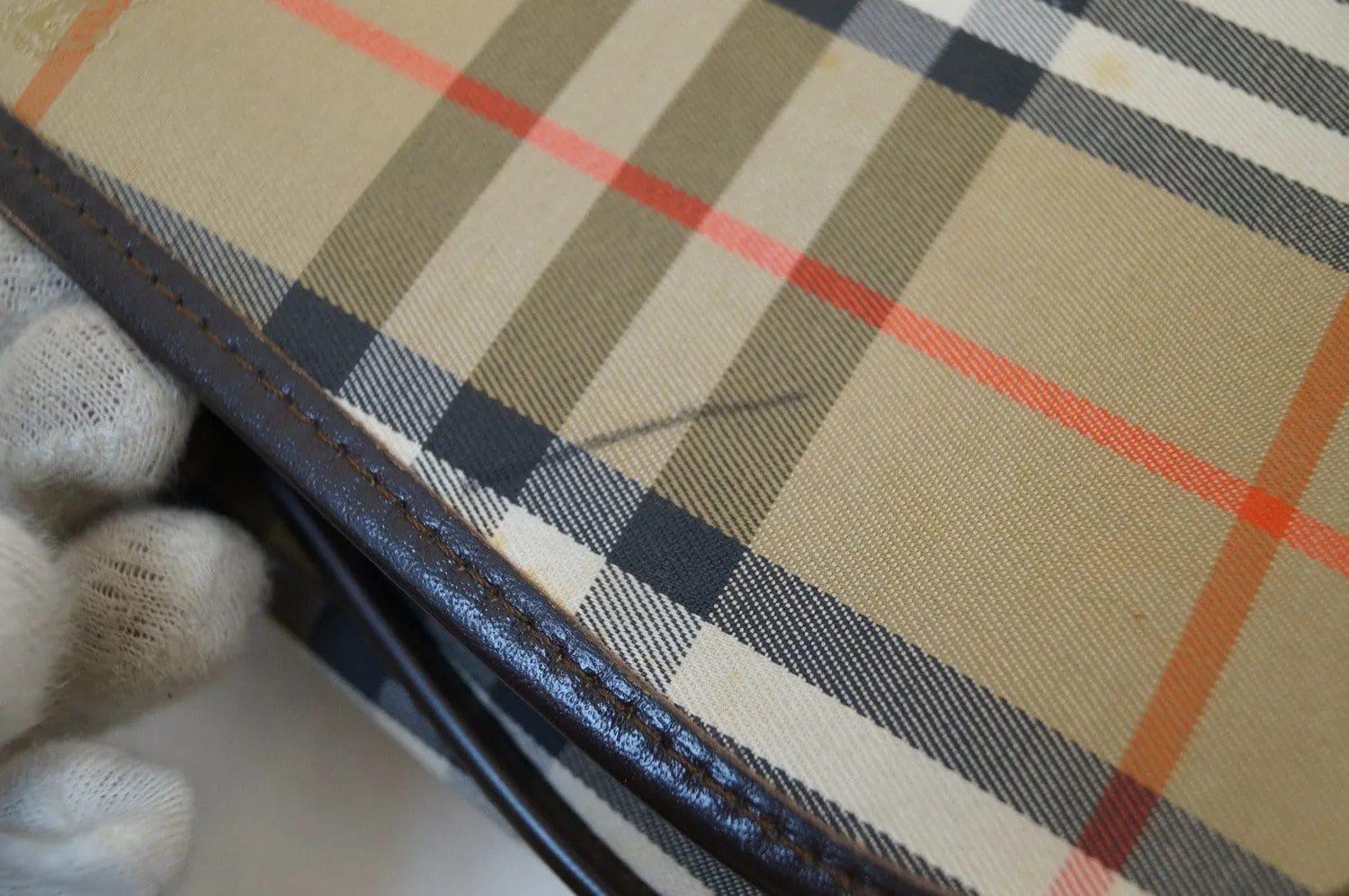 Burberry Shoulder Bag - Burberry Nova Check Bag Canvas Beige