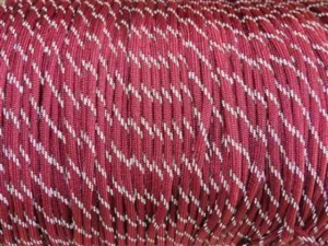 Burgundy Reflective Paracord*