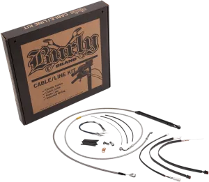 Burly Brand B30-1250 Handlebar Cable/Line Install Kits - Stainless Steel