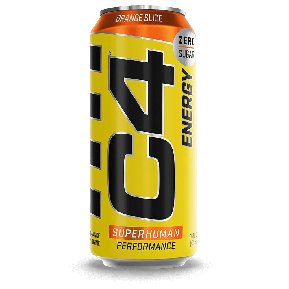 C4 Energy Carbonated Orange Slice - 12x500ml.